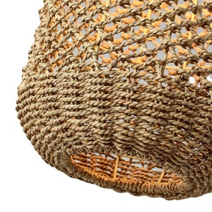 Rattan Pendant <b>Light</b> Round Led Single Head Chandelier For Restaurant Bar <b>Dining</b> Room - Product Image 2