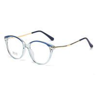 Lunettes TR90 Monture optique Lunettes rétro anti-lumière bleue Montures de lunettes personnalisées