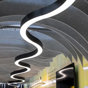 Nhôm Nhà ở bị đình chỉ <span class=keywords><strong>S</strong></span> cong hình dạng mặt dây chuyền chiếu <span class=keywords><strong>s</strong></span>áng lịch thi đấu với nhôm nhà ở - Product Image 3