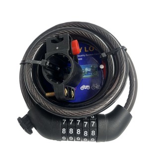 <span class=keywords><strong>Antivol</strong></span> Vélo de Montagne 5 Combinaisons Cadenas à <span class=keywords><strong>Code</strong></span> Numérique Câble en Acier pour VTT et Vélo de Route - Product Image 5