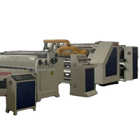 Machine automatique à onduler le carton simple face à deux plis pour la fabrication de feuilles de carton ondulé