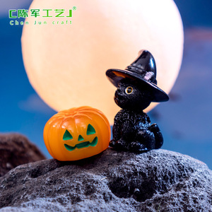 Nuevos accesorios decorativos DIY de micro-paisaje de Halloween: Bruja, Fantasma, Calabaza, mini adornos pequeños - Product Image 4
