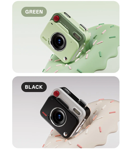 กล้อง Y6000 1080P HD ย้อนยุคขนาดเล็กพร้อมหน้าจอแฟลชโคมไฟเครื่องบันทึกภาพกล้องดิจิตอล CCD น้ำหนักเบาสำหรับพวงกุญแจการเดินทาง - Product Image 6