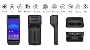 5.5inch Rugged Handheld <strong>Pda</strong> <strong>Android</strong> 11 <strong>Data</strong> <strong>Collectors</strong> Industrial Logoistic Smart Phone NFC <strong>Barcode</strong> Rugged PDAs Windows - Product Image 4