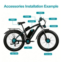 Moteur de moyeu de vélo électrique 36V 250W 350W 500W 20 24 26 27.5 28 29 pouces 700C Avant Arrière pour roue de vélo électrique
