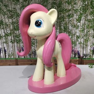 Statue in Vetroresina a Grandezza Naturale di My Little Pony, Sculture di Animali Cartoon per Decorazione Parchi Divertimento - Product Image 5