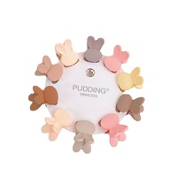 Mini pinces à cheveux coréennes mignonnes, pinces à cheveux de princesse, accessoires pour cheveux doux pour femmes, petite pince à cheveux crème pour enfants