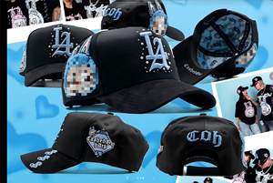Mũ lưỡi trai khung A 5 tấm lót satin đen bán buôn, mũ bóng chày da lộn cá nhân hóa, mũ Gorras Barbas có thêu logo - Product Image 2