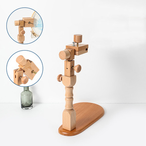 Adjustable Beech Wood Embroidery Hoop Stand Cross <strong>Stitch</strong> Lap Needlepoint <strong>Holder</strong> with Rotated Frame for Needlework - Product Image 1