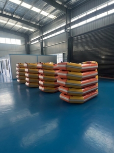 Kayak gonflable pliable en PVC de 0,9 mm, <span class=keywords><strong>bateau</strong></span> de sport stable de 2,4 m, <span class=keywords><strong>bateau</strong></span> à rames résistant à l'usure pour 2 personnes - Product Image 4