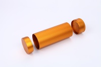 Tube humidor de voyage en aluminium pour cigares, étui de rangement portable pour cigares, conteneur porte-cigares en métal avec logo personnalisé