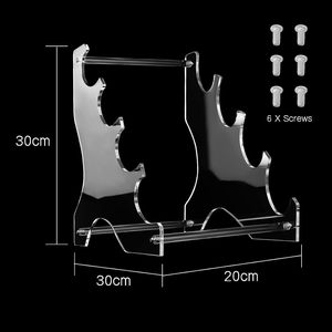 Soporte de exhibición de sable de luz acrílico de <span class=keywords><strong>4</strong></span> capas, Marco desmontable conveniente para estantes de exhibición, soporte de espada embalado en cartón - Product Image 5