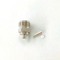 Connecteur coaxial RF femelle de type N, câble coaxial RG402 .141'', 50 ohms, 1 broche, pour équipement de test et de mesure