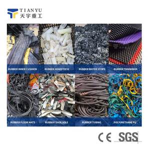 Chất lượng cao đôi trục Shredder Giày đế cạnh Shredder chất thải Giày Shredder - Product Image 6