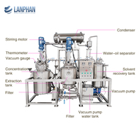 Machine d'extraction et de concentration 50L pour solvant organique d'extrait