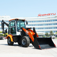 Pour MYZG 1Ton Mini chargeuse frontale électrique compacte pour petite ferme et chenille de construction avec 1 an de garantie