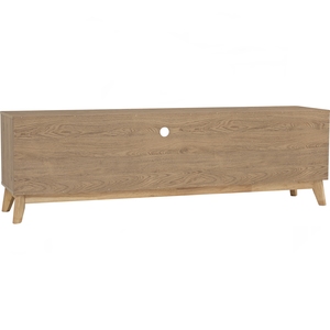 ตู้วางทีวี HIRADO สีโอ๊คธรรมชาติขายดี ขนาด 1.8 เมตร ขาไม้แข็งแรง ทนทาน เหมาะสำหรับห้องนั่งเล่นขนาดใหญ่ เพื่อความบันเทิงอย่างเต็มรูปแบบ - Product Image 5