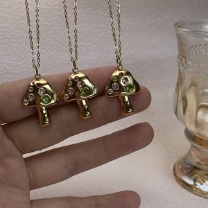 INS no deslustre impermeable ins Acero inoxidable forma oro seta collar - Product Image 5