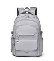 Sac à dos pour ordinateur portable léger et imperméable en polyester, grande capacité pour les étudiants