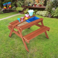 Table de bac à sable en bois massif au design moderne personnalisable pour les activités sensorielles en plein air W01D308 Meubles pour enfants