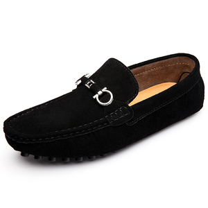 2026 Calçados Esportivos Masculinos Estilo Europeu Retrô com Plataforma, Mocassins Elegantes, Sapatos Confortáveis de Camurça para Dirigir e Oxfords - Product Image 4