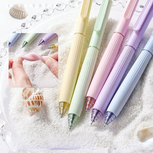 Set di Penne Gel Candy Macarton per Studenti, Multicolore, in Plastica e Gomma, Cancelleria Personalizzabile per Bambini, Punta a Sfera 0,5mm, 5 Pezzi/Scatola - Product Image 4