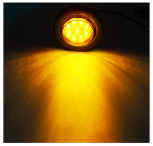 Offre Spéciale 5 pièces ensemble 2 "9 tracteur <span class=keywords><strong>remorque</strong></span> lumière LED <span class=keywords><strong>anneau</strong></span> en <span class=keywords><strong>caoutchouc</strong></span> lumière ronde avec prise <span class=keywords><strong>remorque</strong></span> côté marqueur lampe - Product Image 3