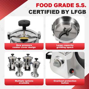 เครื่องบดวัสดุแห้ง ฮอรัส 1000 กรัม 3000 วัตต์ 270 °   เครื่องบดเมล็ดพืชไฟฟ้าแบบสวิง บดละเอียดพิเศษ - Product Image 3