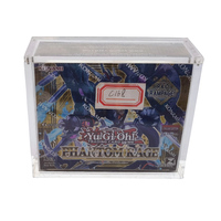   Boîte de rangement pour cartes, boîte en acrylique transparente pour l'affichage, boîte de jeu de cartes à collectionner ETB Yugioh