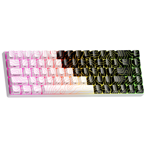 XVX HE68 Pro Teclado mecánico <span class=keywords><strong>Whiteline</strong></span>/Blackline RGB retroiluminado Disparador rápido 65% Efecto Hall Gateron Magnético Jade Pro - Product Image 1
