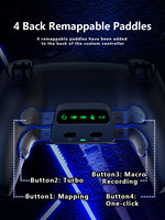 Nouvelles palettes de contrôleur de fixation de bouton arrière pour manette de jeu PS5