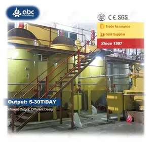Widely Used Edible Soybean Palm Kernel Mini Sunflower Crude Oil Refining Machine for Processing Cooking Vegetable,Coconut