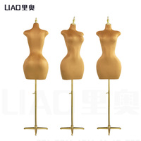Mannequin Buste Haut de Gamme en Mousse sur Pied Femme Grande Poitrine pour Présentation de Vêtements