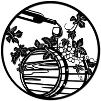 Accrochage mural rond en métal pour tubes et lettres 1 pièce, décoration de luxe, or, noir, branche de fleur, feuille, pour événement