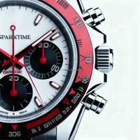 Montre chronographe pour homme en acier inoxydable SPARKTIME, étanche 10 ATM, logo et emballage personnalisés acceptés par l'OEM