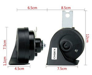 CHSKY 12V klaxon électrique pour <span class=keywords><strong>Audi</strong></span> RS6 voiture escargot Type ABS multi-fonction haut-parleur spécial 110-129db Audio klaxon de voiture - Product Image 4
