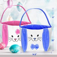 Panier de Pâques artisanal de luxe durable en papier kraft avec finition brillante pour cadeaux, idéal pour les fêtes d'enfants et la chasse aux œufs de Pâques