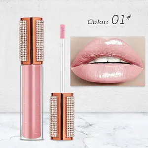 Lipgloss toptan satıcı oluşturmak özel logo ruj hiçbir logo glitter shimer çıplak kadife uzun ömürlü mat sıvı ruj