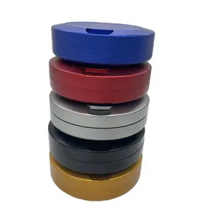 Waterproof Aluminum Snus Can With Double Lid Snuff Box 3 Layers Snus Can Tobacco