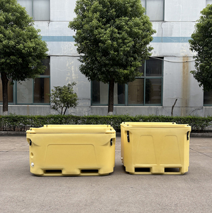 220L 300L cách điện LLDPE không thấm nước thực phẩm tủ đông lưu trữ vận chuyển container hộp đá khô lạnh vận chuyển hộp mát - Product Image 6