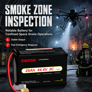 Vente directe d'usine, batterie de drone de lutte contre les incendies, batterie Lipo pour drone, 25Ah 12s 44.4v 3C, usine d'origine pour drone hexacoptère - Product Image 5