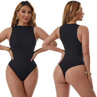 Nouvel Arrivage Justaucorps Sculptant Sans Couture Extensible Lissant avec Logo Personnalisé pour Yoga, Fitness et Voyage