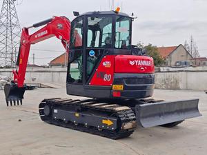 รถขุดขนาดเล็กมือสองยี่ห้อญี่ปุ่น Yanmar 80 Vio80 8 ตัน ระบบไฮดรอลิก ขายดี - Product Image 2