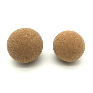 Vente en gros 6.5cm 8cm 10cm Boule de massage en liège naturel pour le cou et les pieds auto-massage - Product Image 2