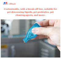 Machine d'emballage sous blister DPP150 pour les produits de soins pour animaux de compagnie, compte-gouttes liquides et emballage de dose unique de suppléments
