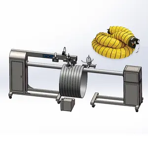 Hot Air PVC Coated Duct Hose Welding Machine for Flexible Spiral Ventilation Duct