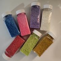 100g de Vermicelles et Perles de Sucre Comestibles pour Décoration de Gâteaux de Noël, Halloween, Saint-Valentin et Mariage