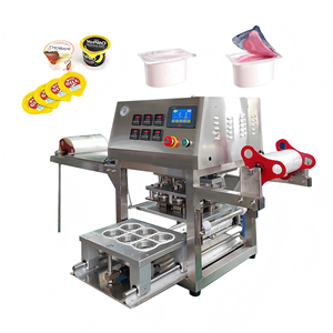 เครื่องซีลสูญญากาศแบบกึ่งอัตโนมัติสำหรับบรรจุอาหารในกล่องและถาดไม้ พร้อมฟังก์ชั่นเติมร้อนและปิดผนึก - Product Image 2
