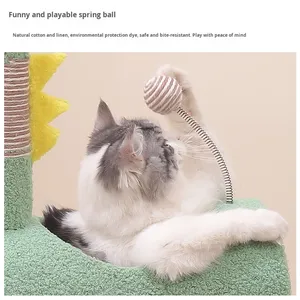 Factory Direct Sale <strong>Climbing</strong> <strong>Frame</strong> Cotton Rope Paper Tube Board <strong>Cat</strong> Scratching Post Wear-resistant <strong>Cat</strong> Teasing Platform <strong>Cat</strong> - Product Image 3