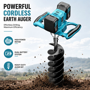 Post Hole Digger Cordless Earth Auger Reverse Function Drill Bit Adjustable Speed <b>Power</b> Digging Machine for Farming GT15001 Adju - Product Image 3